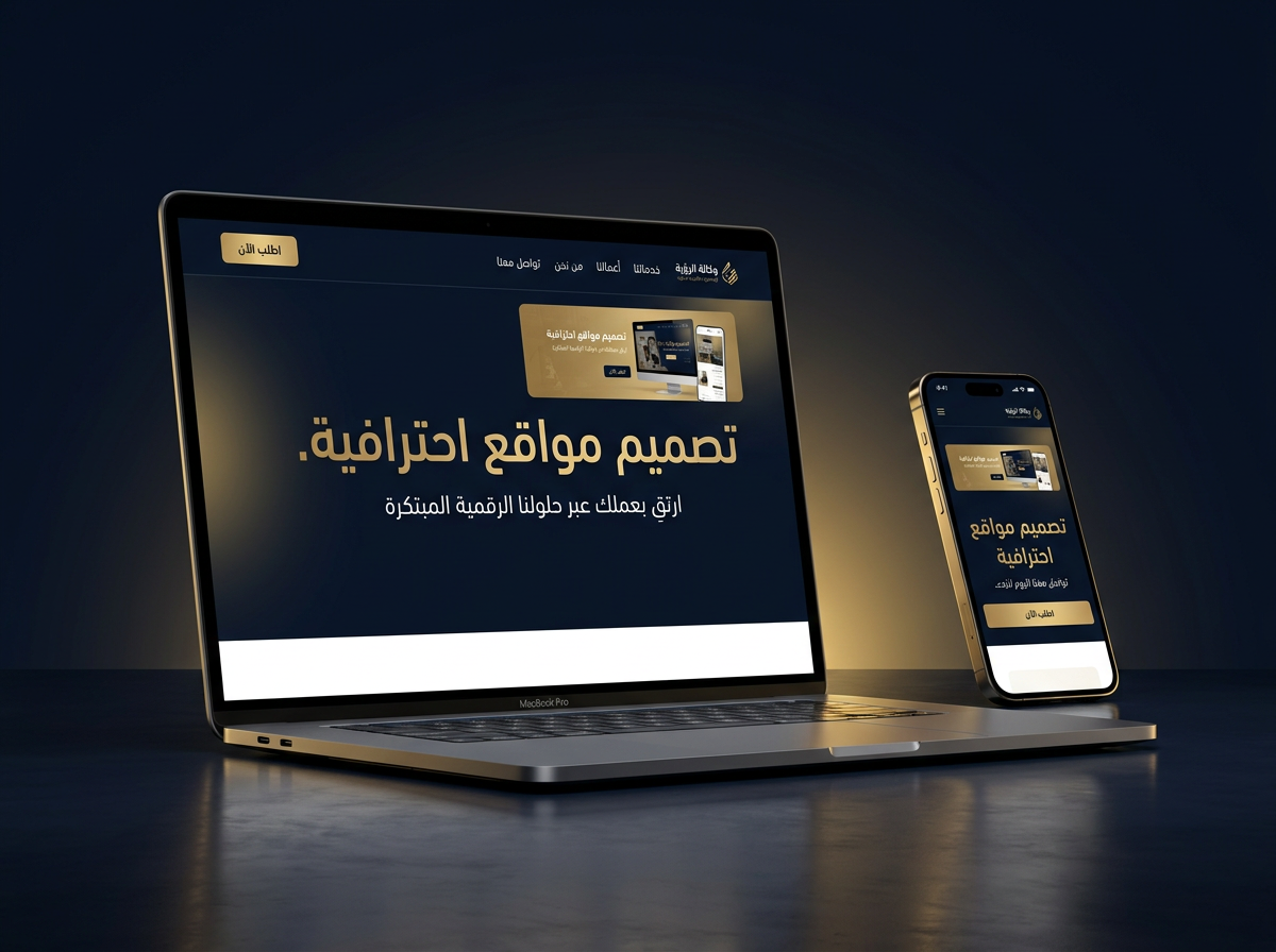 نماذج مواقع رسم معروضة على الجوال واللابتوب والشاشة
